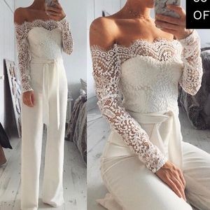 Tia Nova white jumpsuit - brand new, never worn!!